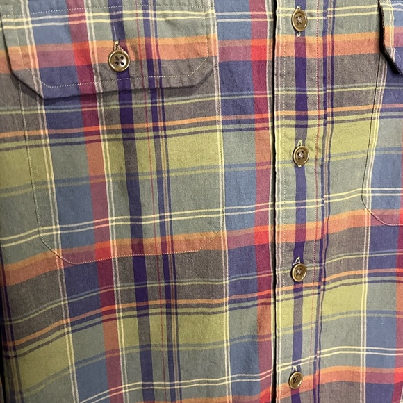 Polo Ralph Lauren Plaid Button Down with Shoulder Tabs - Picture 5 of 6